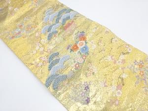 茶屋辻模様織り出し袋帯